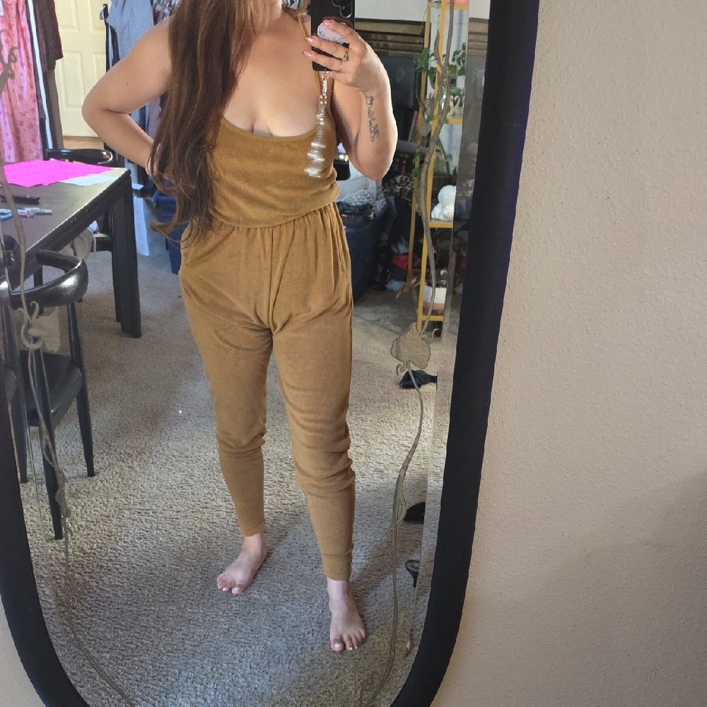 Aerie Tan Jumpsuit for Women